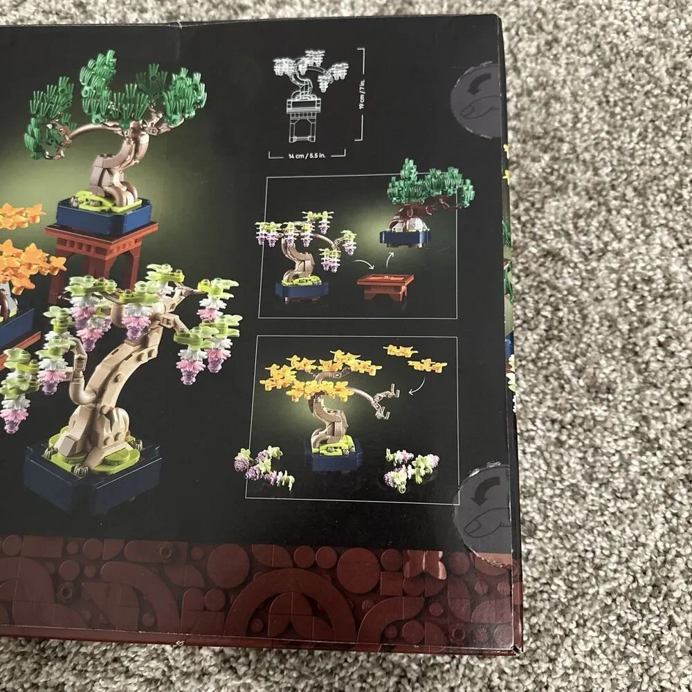 LEGO Botanicals Mini Bonsai Trees Building Set - Artificial Multicolor